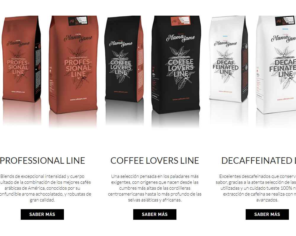 Imagen para Producto Tipos de café de cliente Café SAM