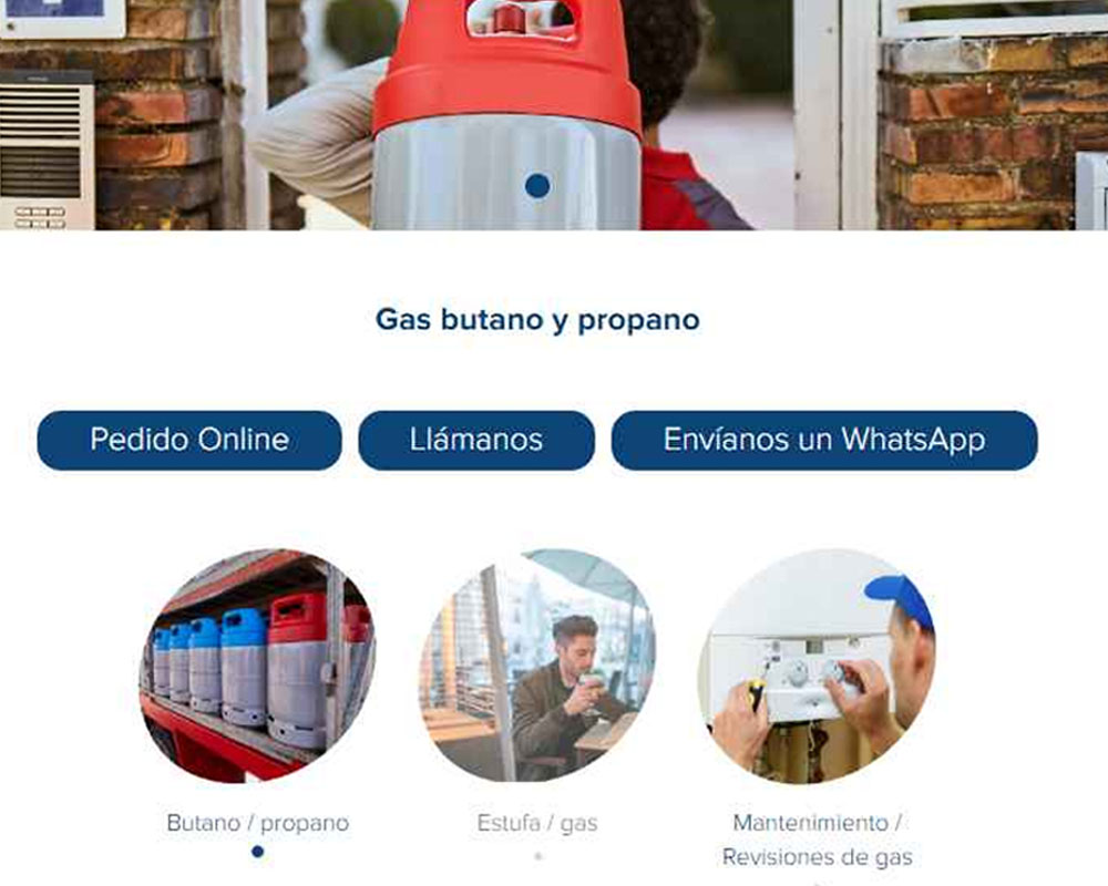 Imagen para Producto Gas butano y propano de cliente Petronieves (Esparreguera)