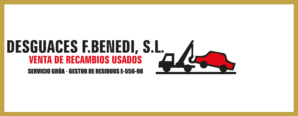 Logotipo de Desguaces f. Benedi - Venta de recambios usados