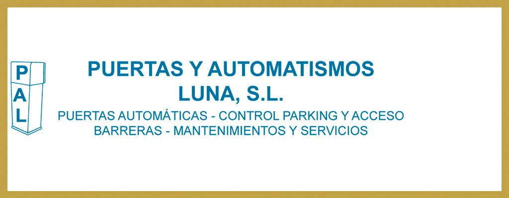 Logo de Puertas y Automatismos Luna