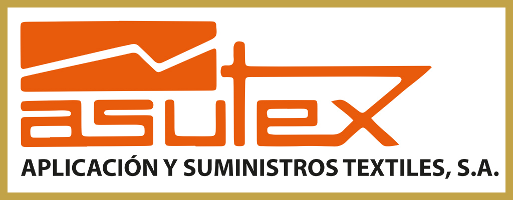 Logotipo de Asutex – Aplicación y suministros textiles, S.A.