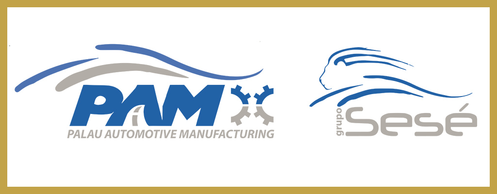 Logotipo de PAM – Palau Automotive Manufacturing / Sesé Grupo