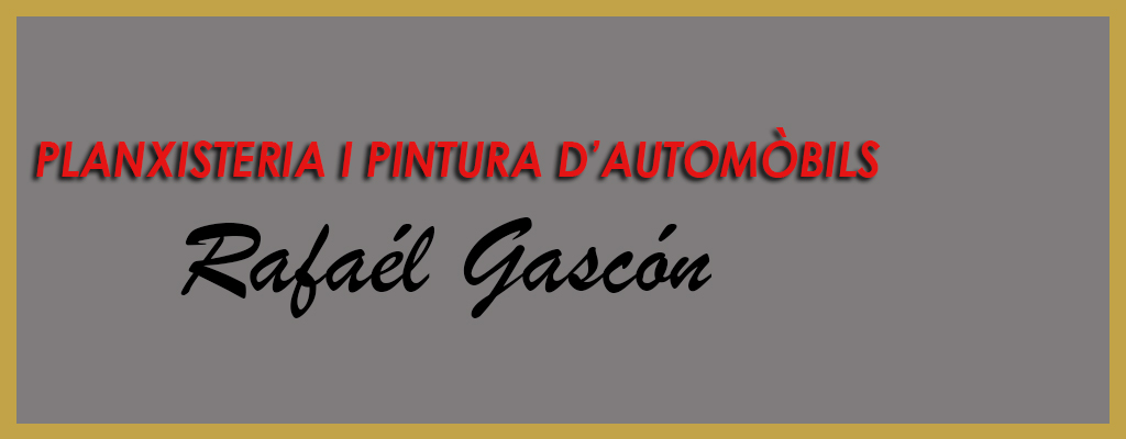 Logo de Gascon Rafael - Planxisteria i pintura
