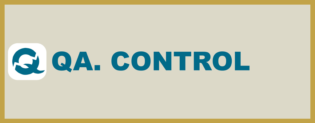 Logo de QA. Control