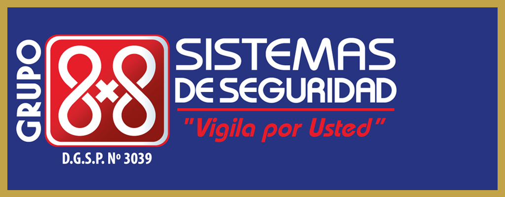 Logo de Grupo 8x8. Sistemas de Seguridad