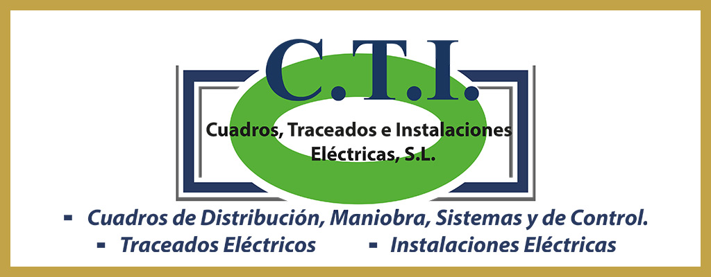 Logotipo de CTI - Cuadros Traceados Instalaciones Eléctricas