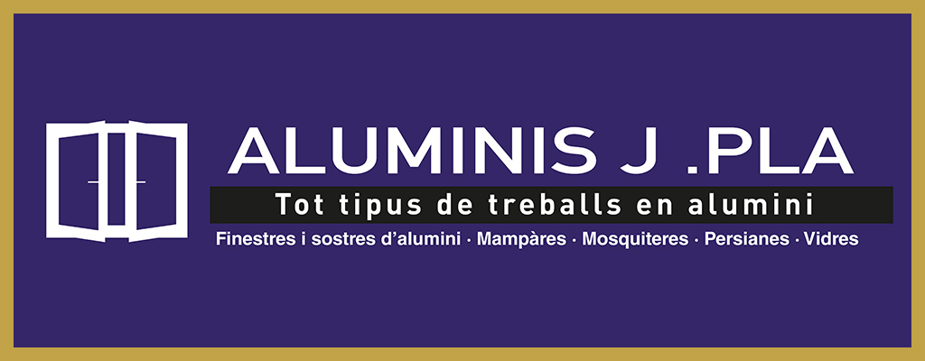 Logotipo de Aluminis J. Pla