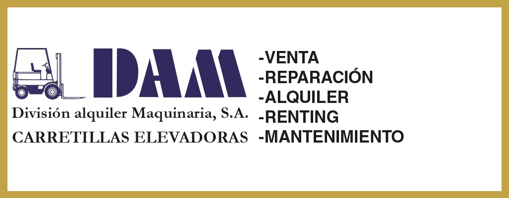 Logo de DAM - División Alquiler Maquinaria