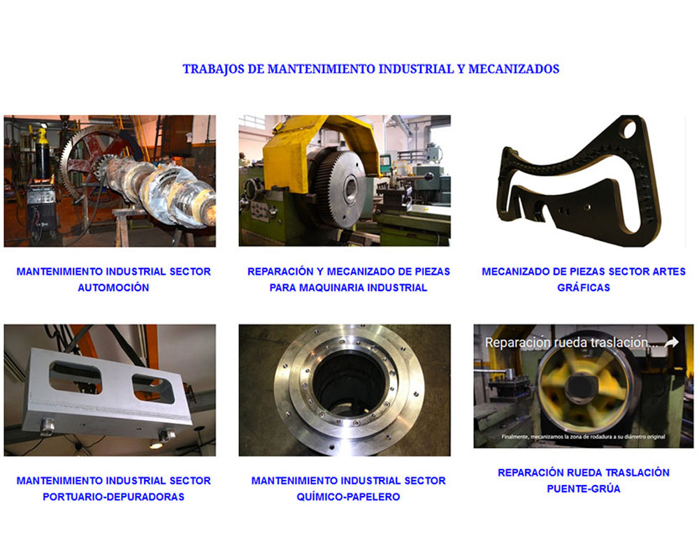 Imagen para Producto Manteniment industrial i mecanitzats de cliente J. Valls Taller Mecànic