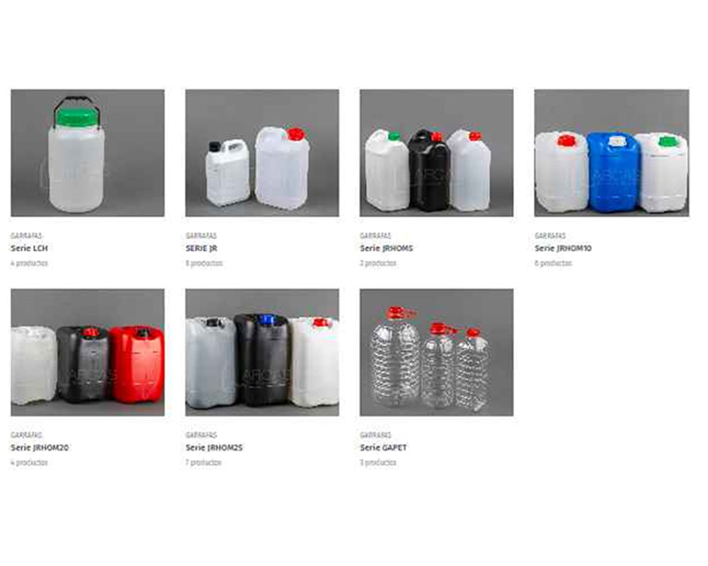 Imagen para Producto Garrafes de cliente Arcas Envasos Plàstics