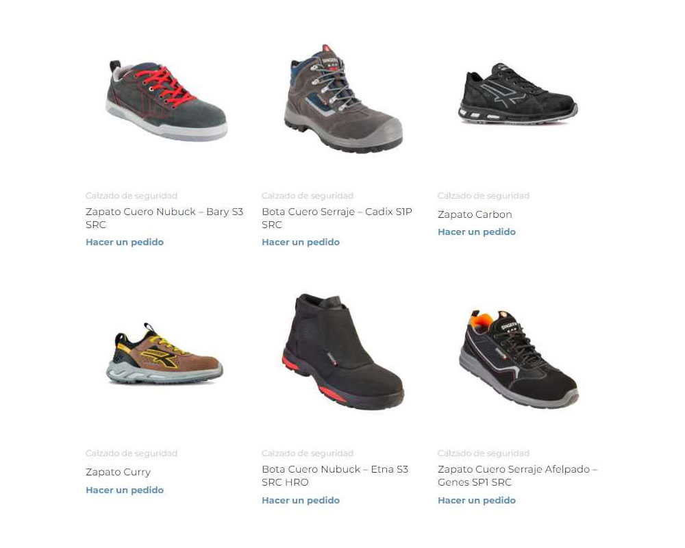 Imagen para Producto Uniformes calzado de seguridad de cliente Comercial 2R2