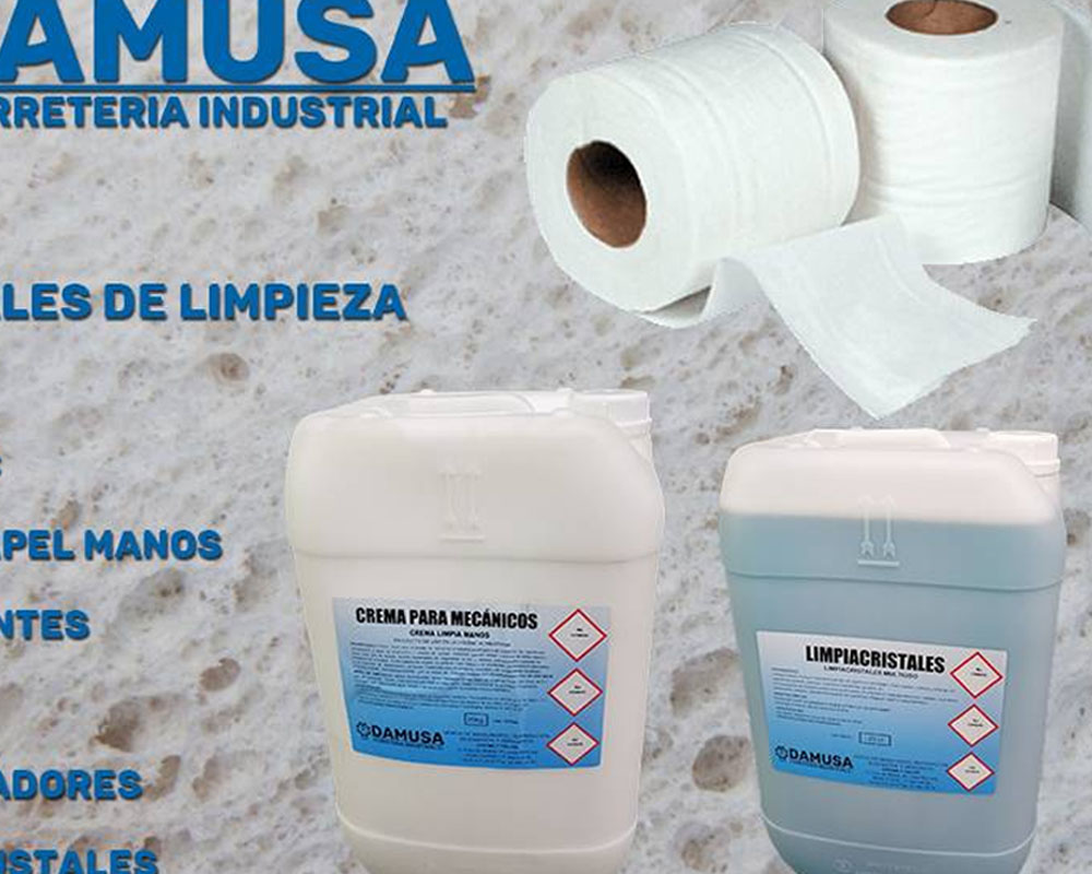 Imagen para Producto Materiales de limpieza de cliente Damusa