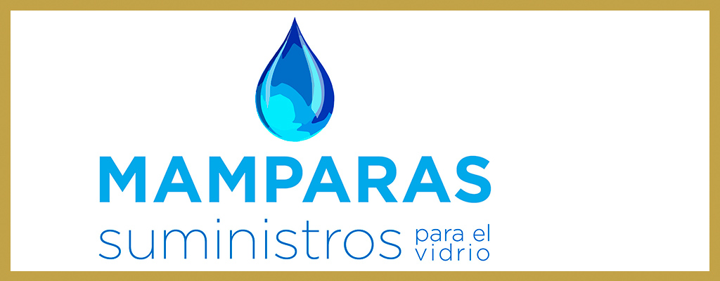 Logo de Mamparas Suministros para el vidrio