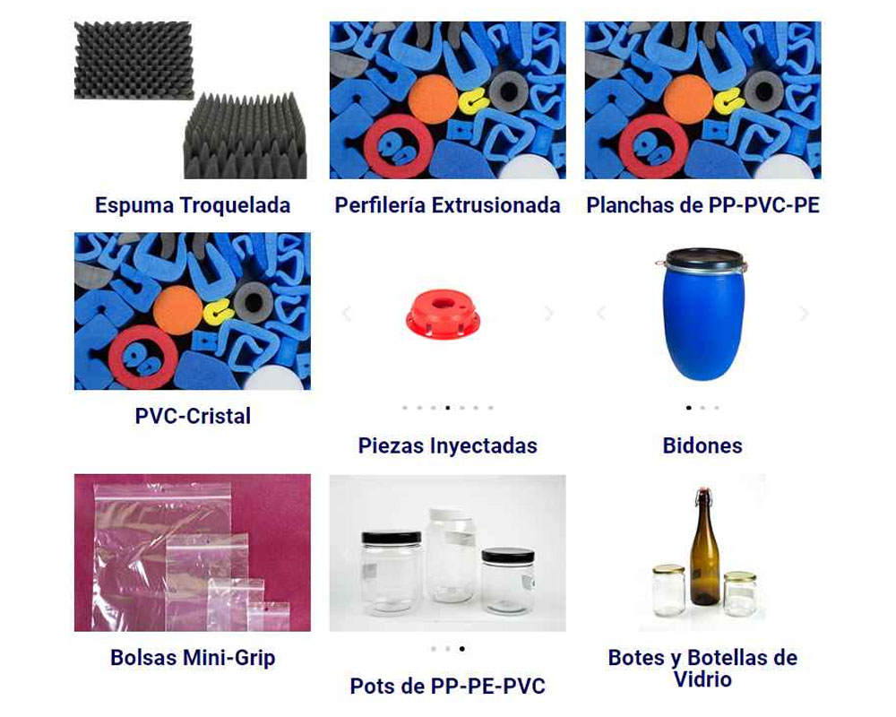 Imagen para Producto Productes tècnics de cliente Tradem Plast’90